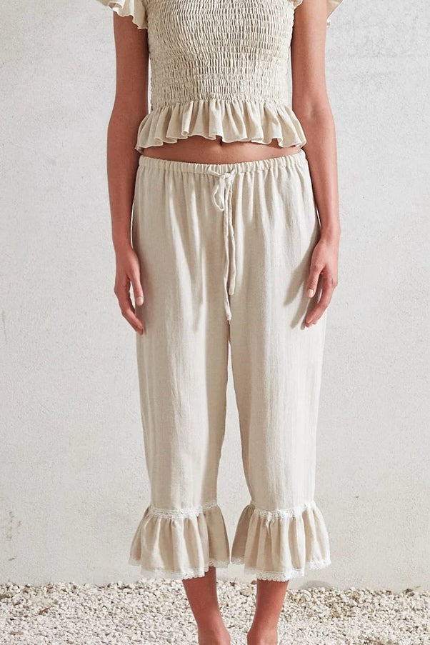 Chérie Pants - Clay Cotton
