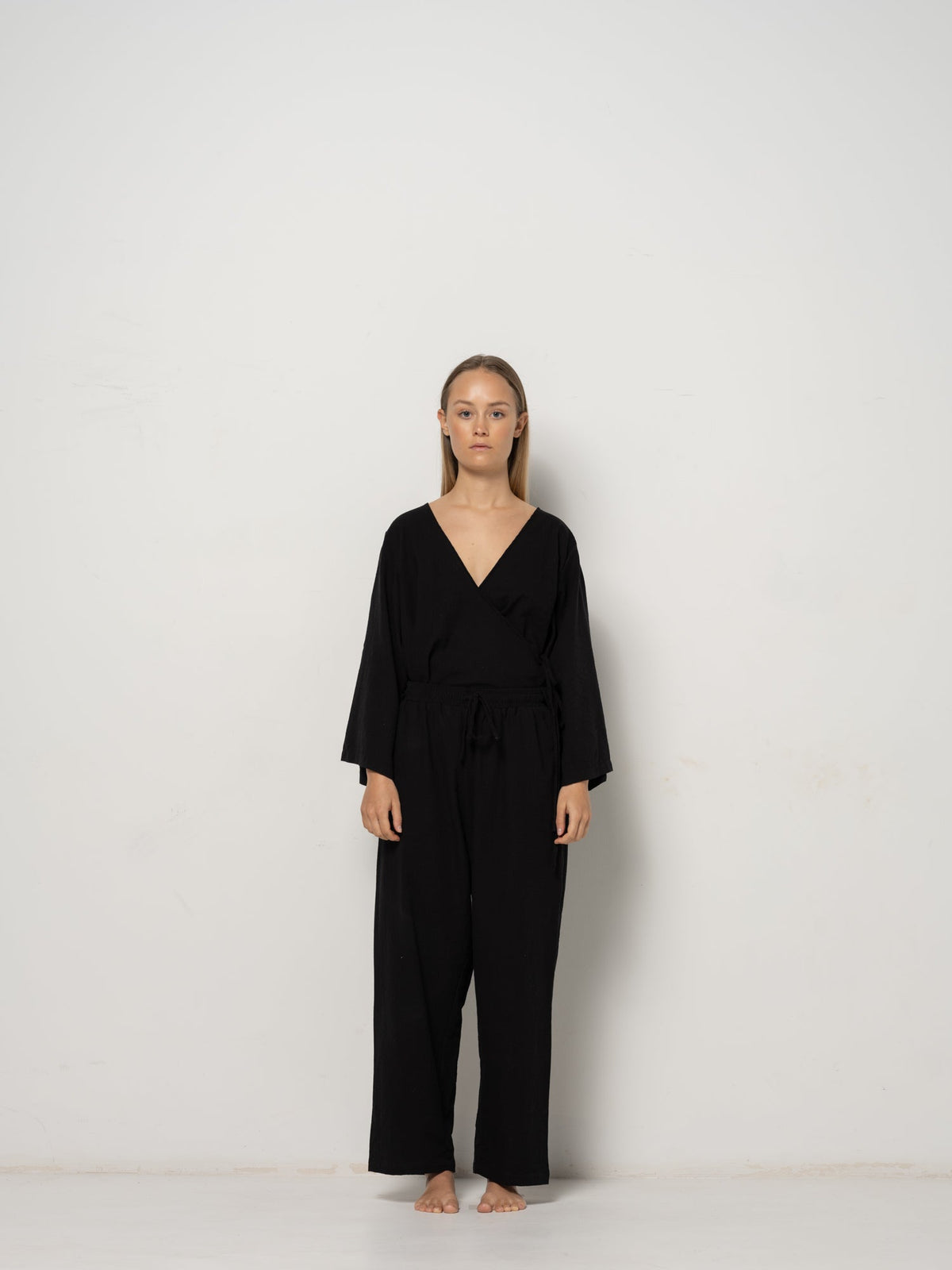 Selma Pants - Black Cotton