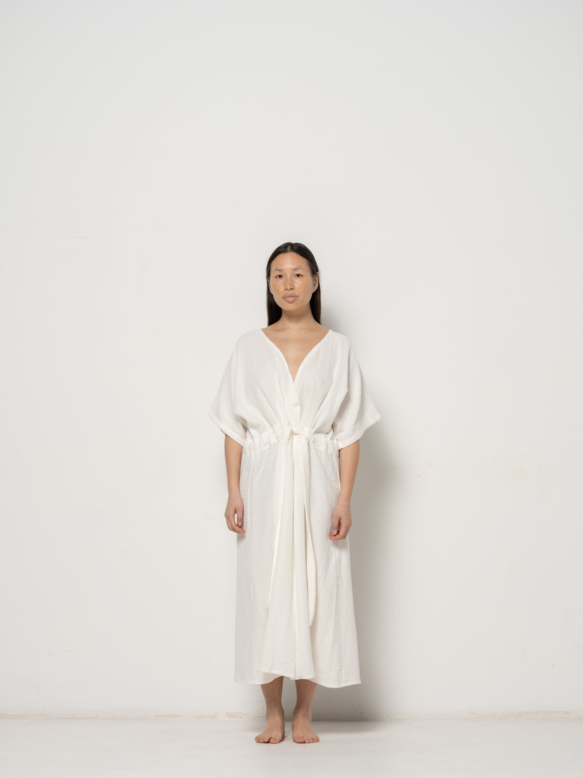 Asta Dress - Cross Weave Cotton