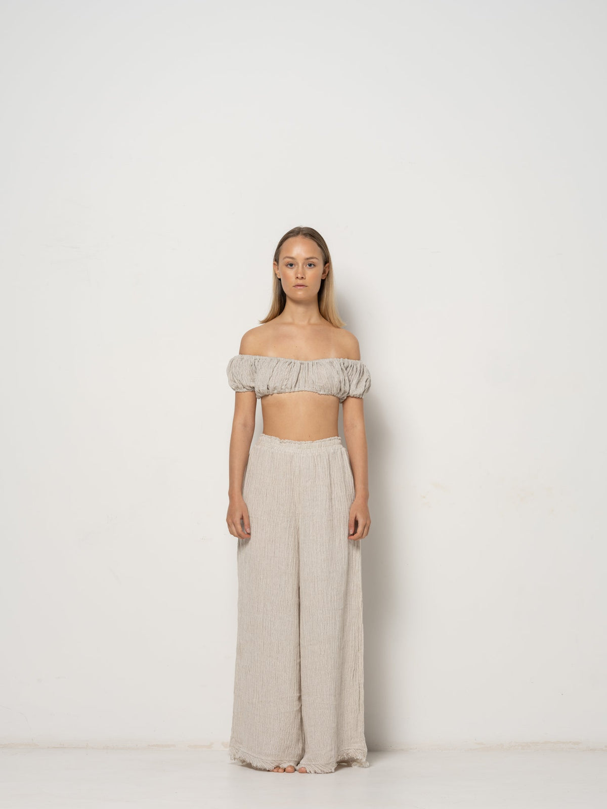 Manon Pants - Soft Linen Gauze Blend