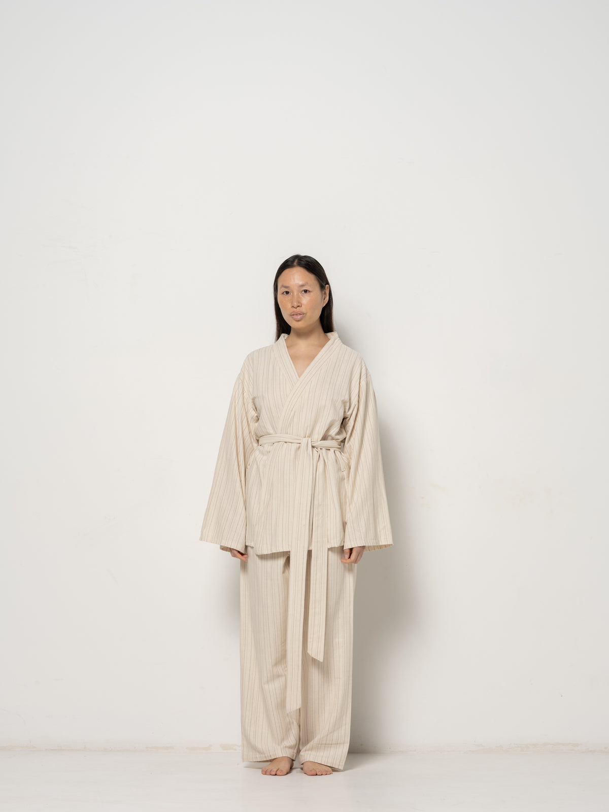 Ingrid Set - Striped Cotton Blend