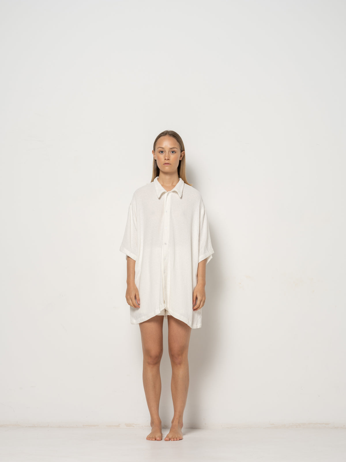 Eli Shirt - White Cotton