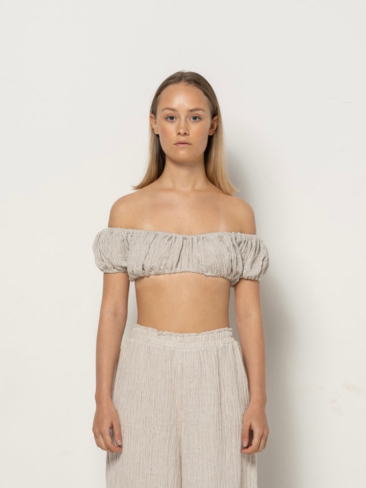 Rose Top - Soft Linen Gauze Blend