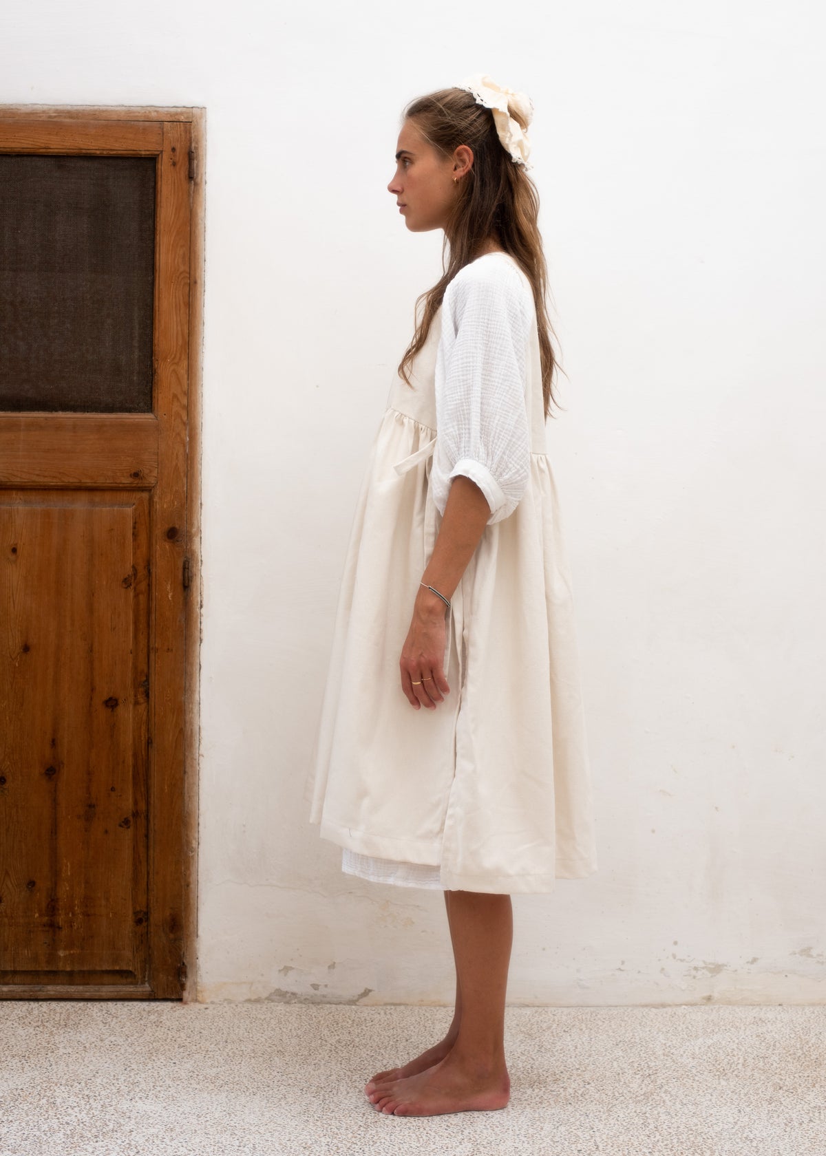 Van Gogh Apron — Milk Cotton Canvas