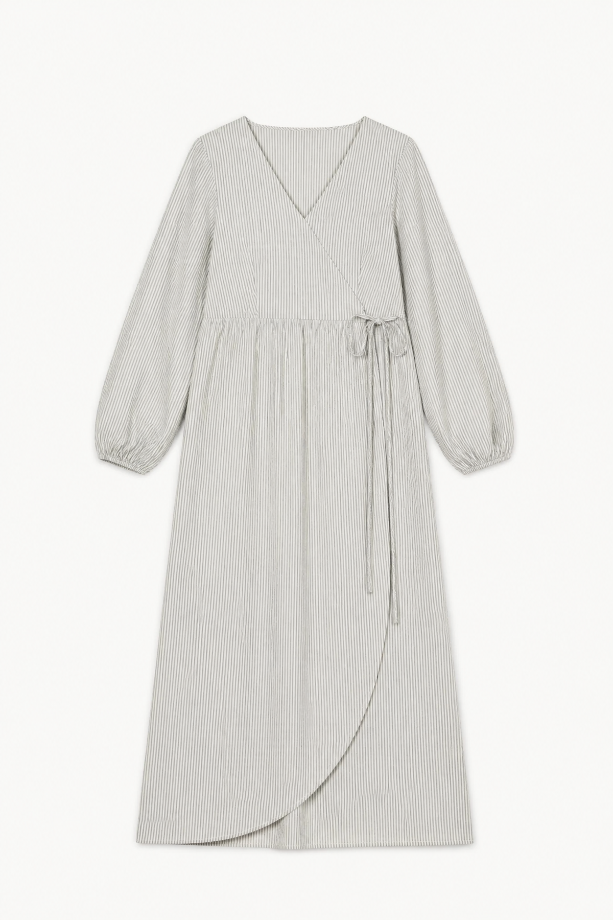 Amadea Longsleeve Dress - Striped Hemp Organic Cotton