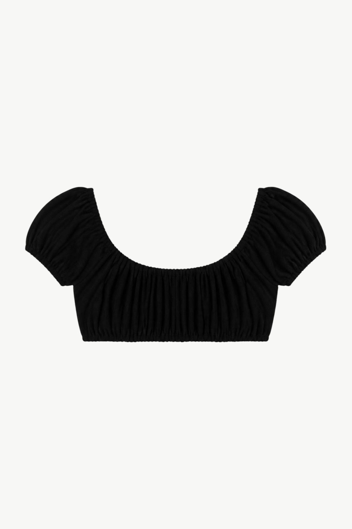 Rose Top - Black Cotton