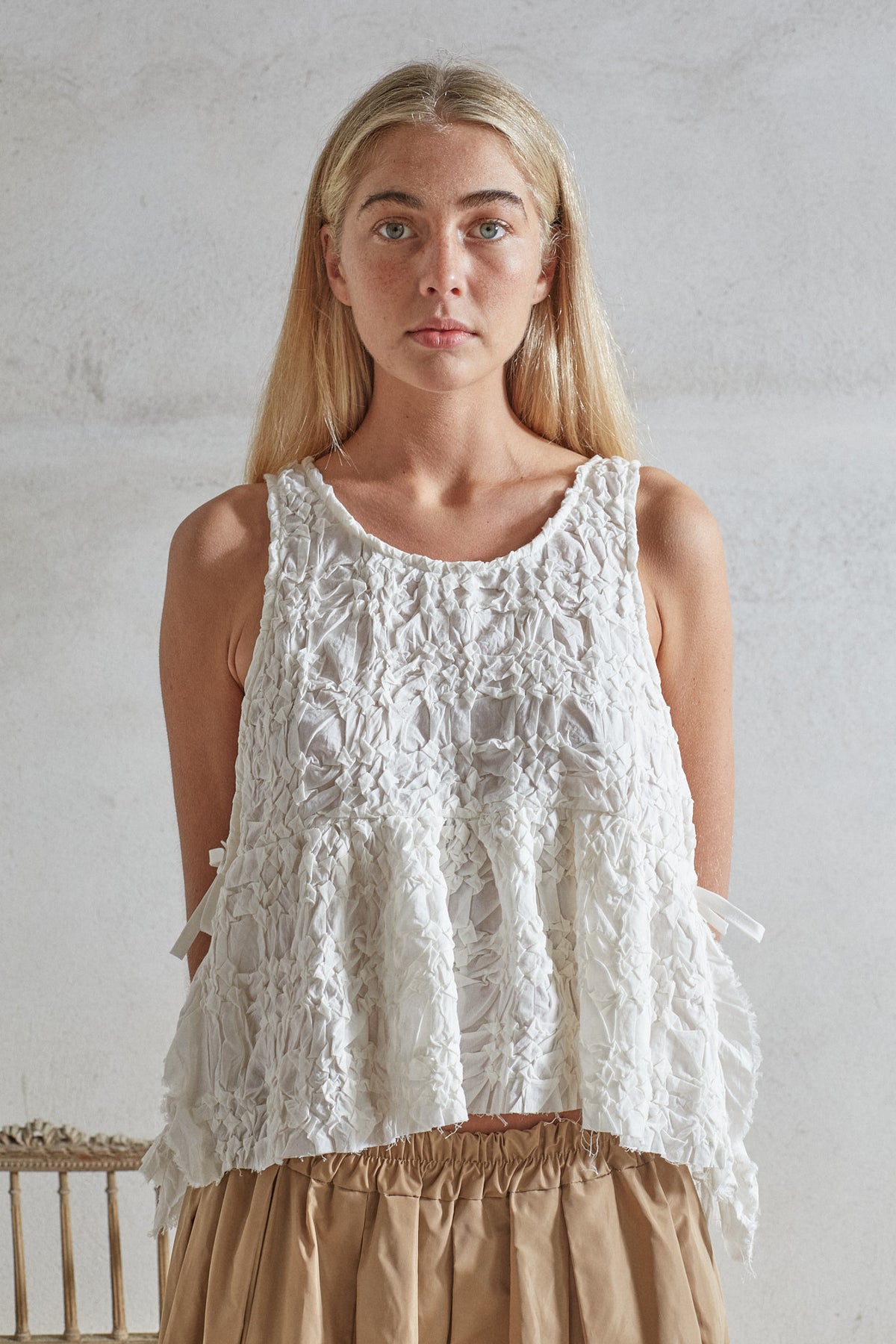 Monet Top - Hand Smock Cotton