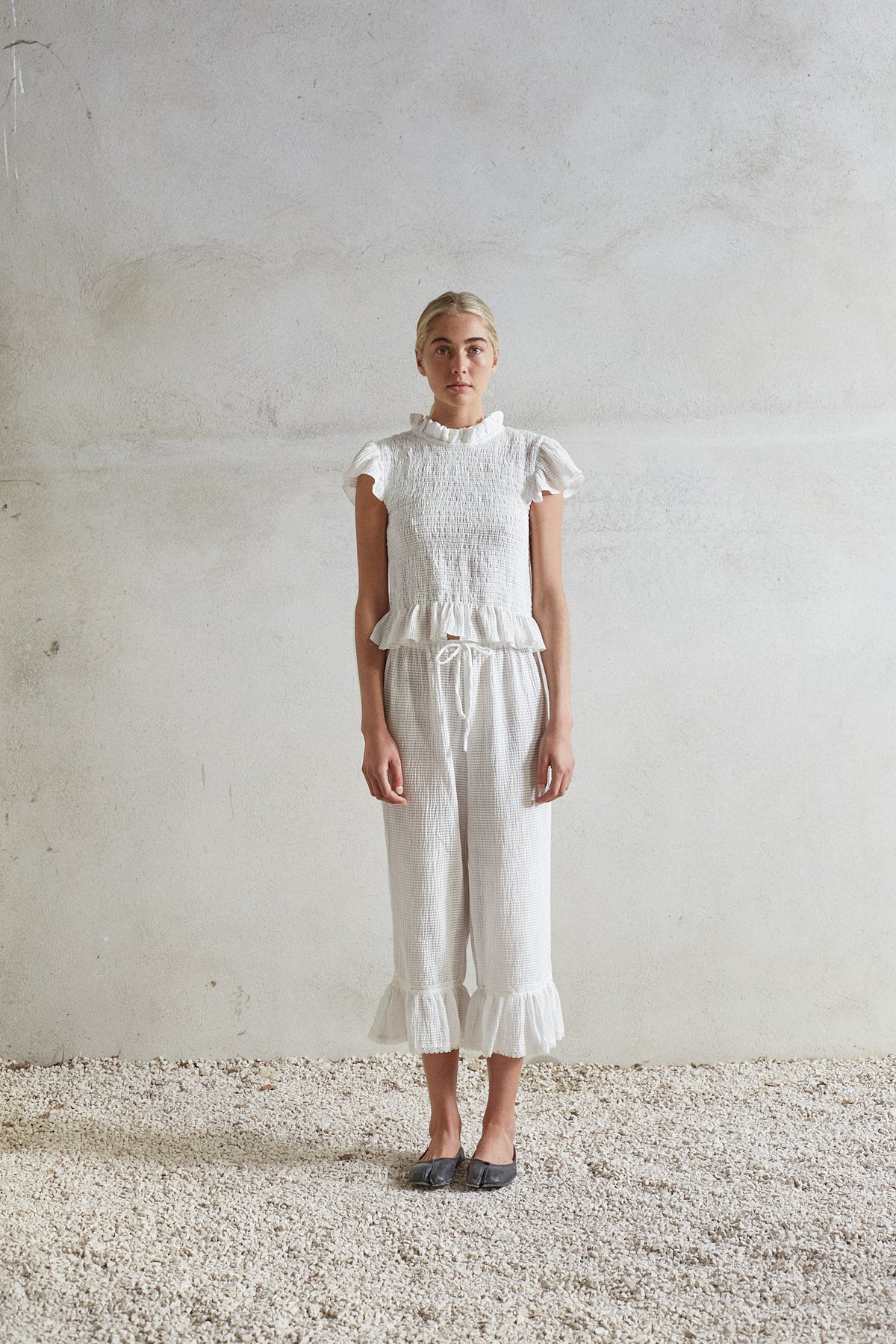 Chérie Top - White Cotton