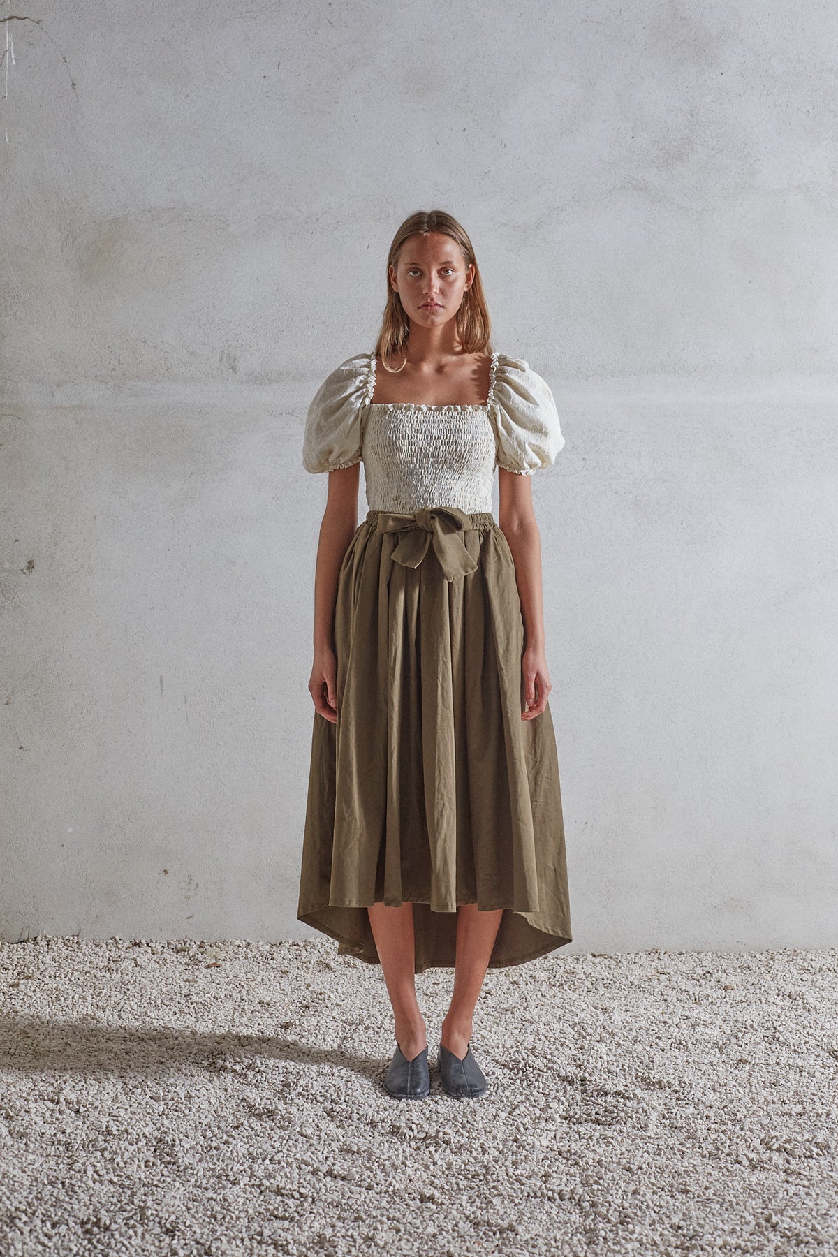 Ballade Skirt - Olive Cotton