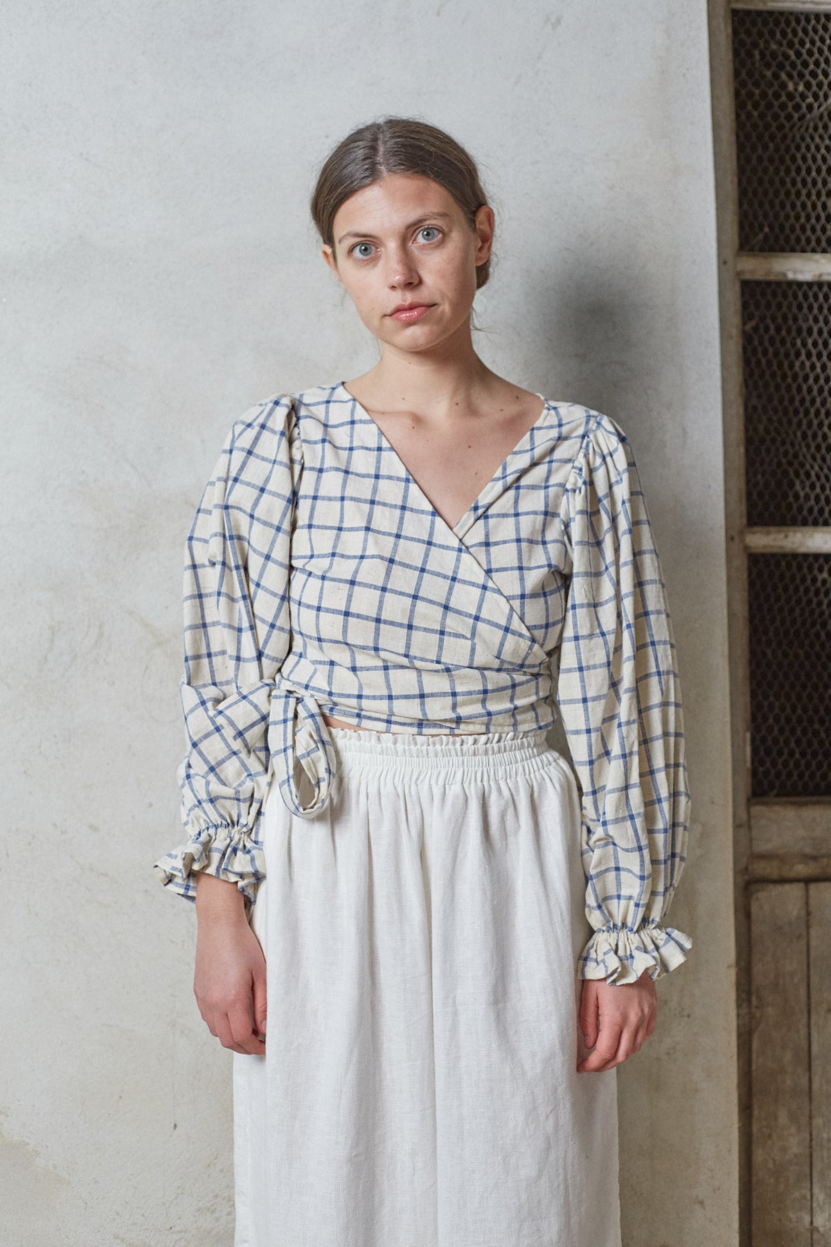 La Blouse Moisson – Indian Checker Cotton